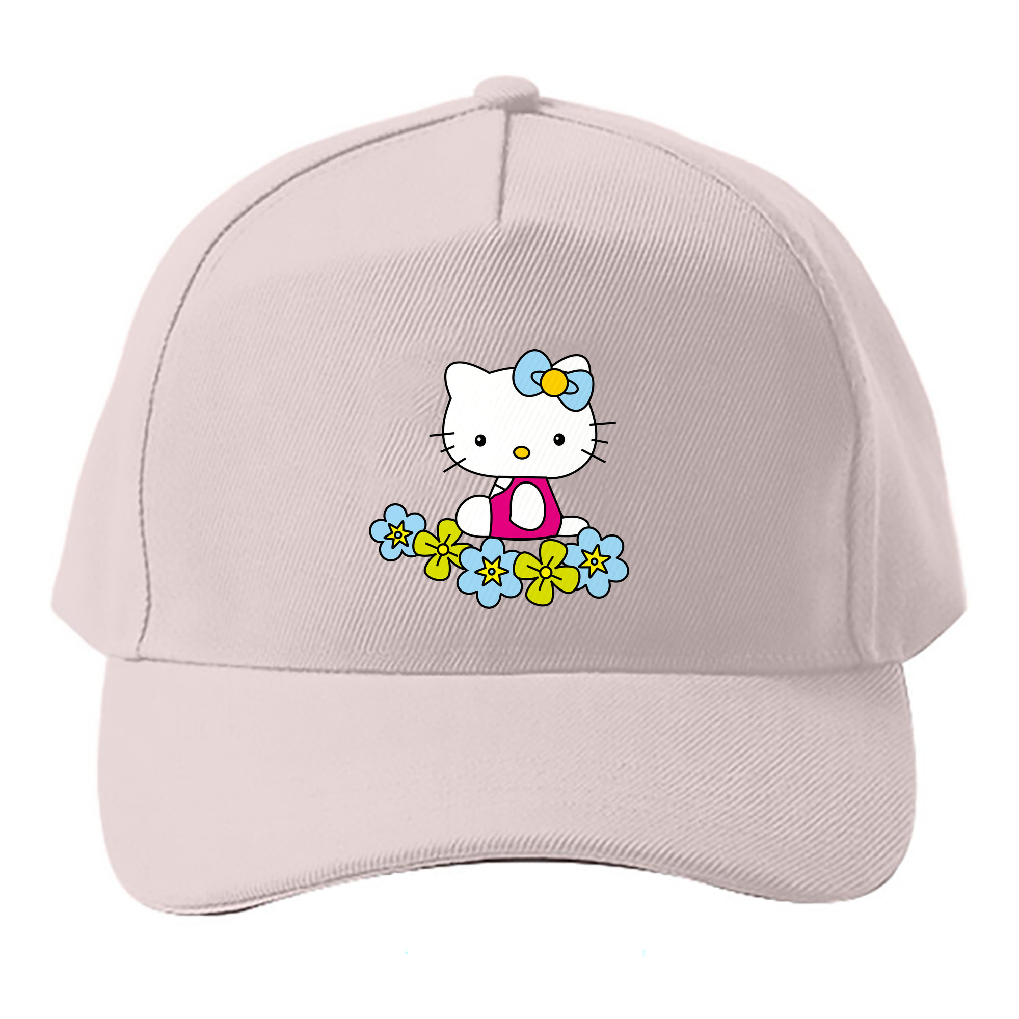（画像用） Hello Kitty ハローキティ ベースボールキャップ 綿100％ 男女兼用 帽子 スポーツ